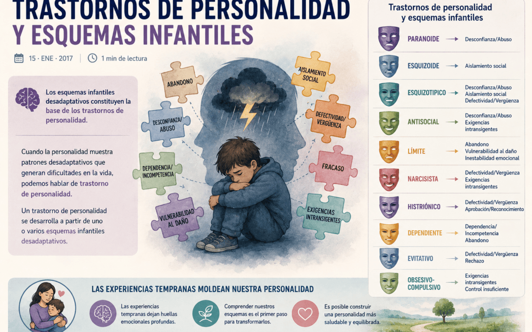 Trastornos de personalidad y esquemas infantiles