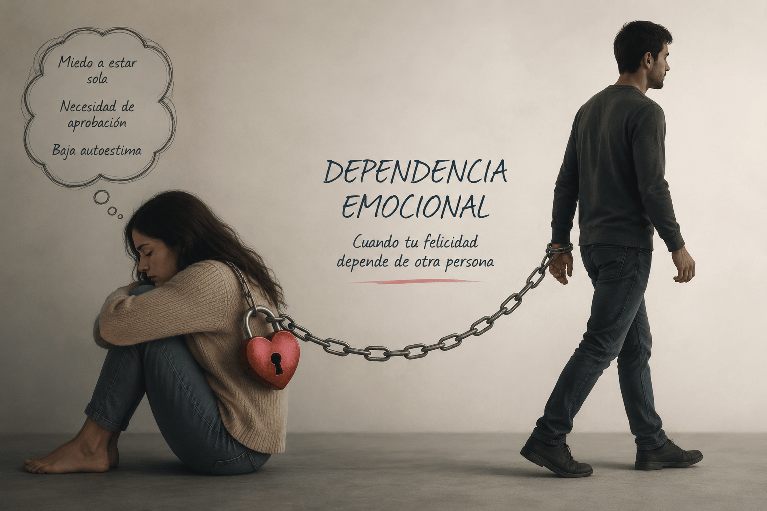 Claves para superar la dependencia emocional a la pareja