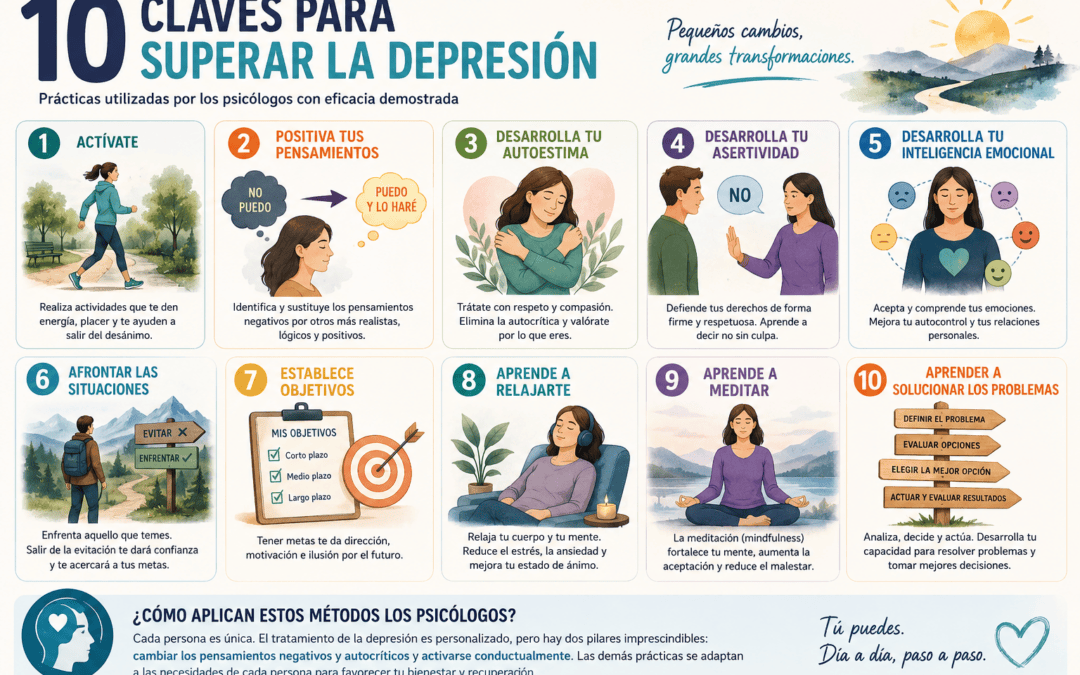 10 claves para superar la depresión